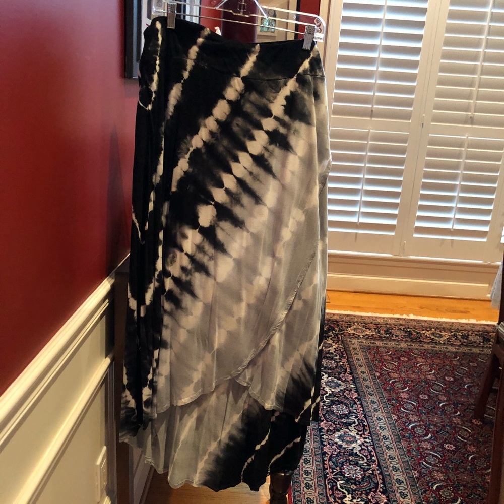 Faded Glory Tie Dye Hi Low Maxi